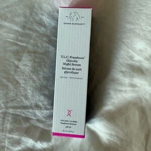 LARGE SIZE Unopened Drunk Elephant T.L.C. Framboos™ Glycolic Night Serum
